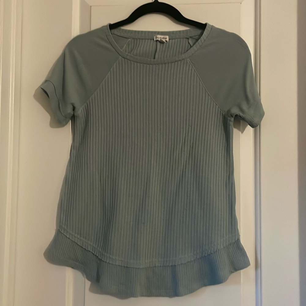 Waffle tee